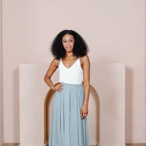 Revelry Light Blue Maxi Skirt